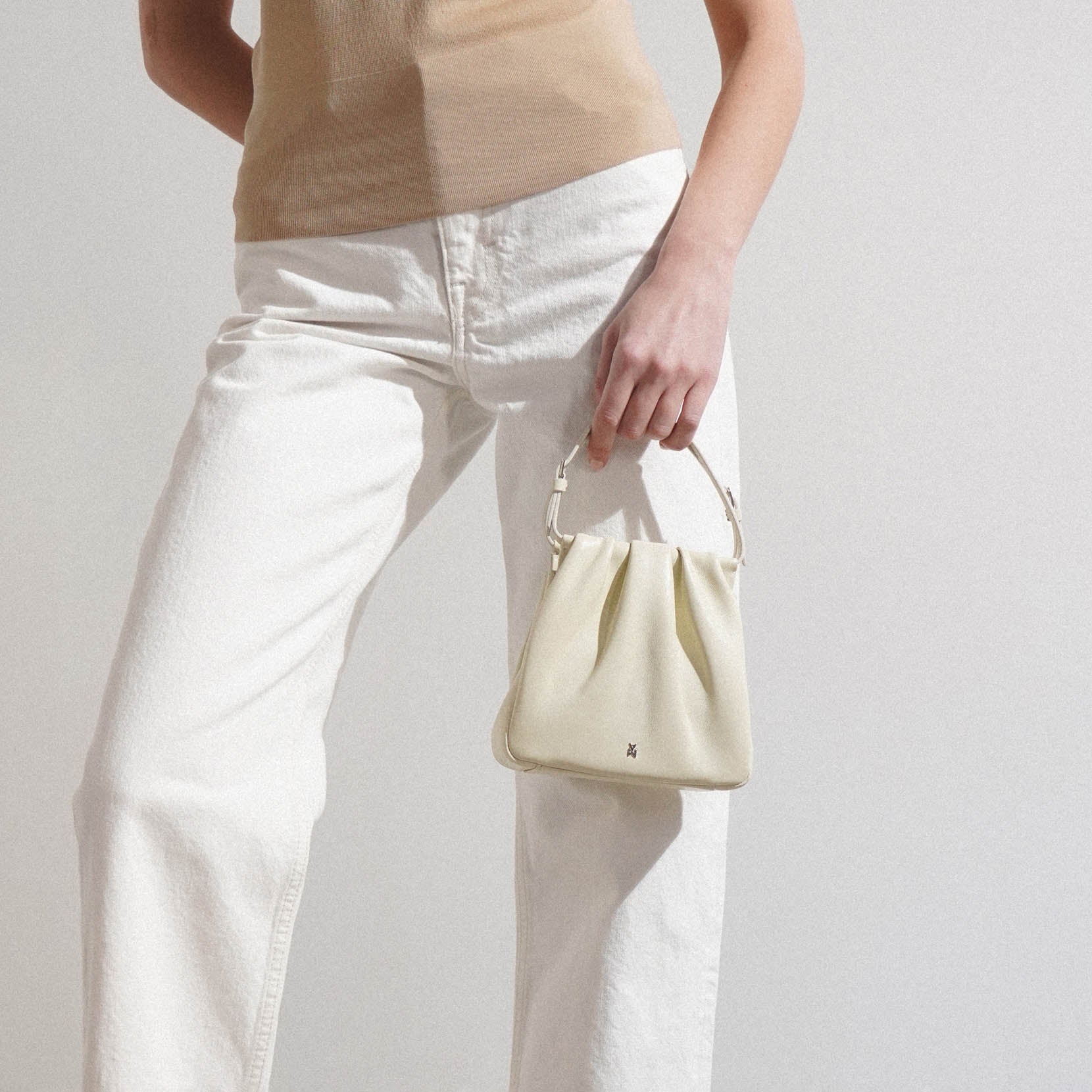 Vittoria off white leather bag - Image 6