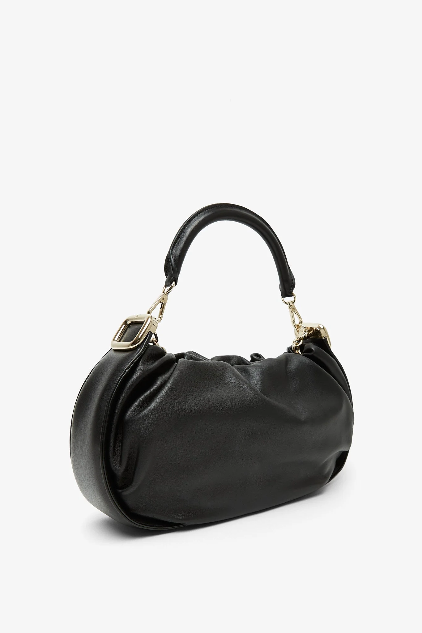 Viv Choc black medium hobo bag - Image 3