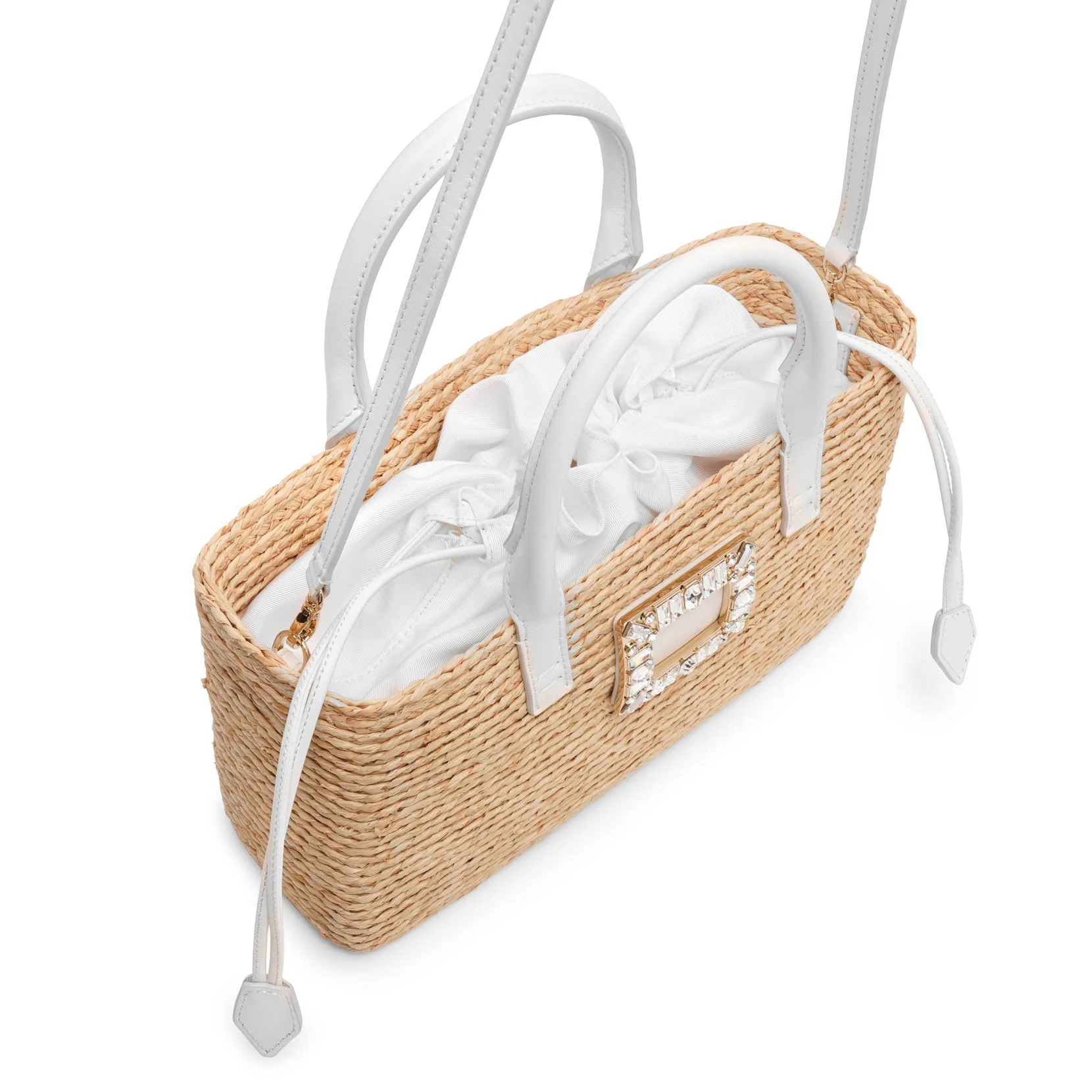 Viv Skate small raffia shopping bag - Image 6