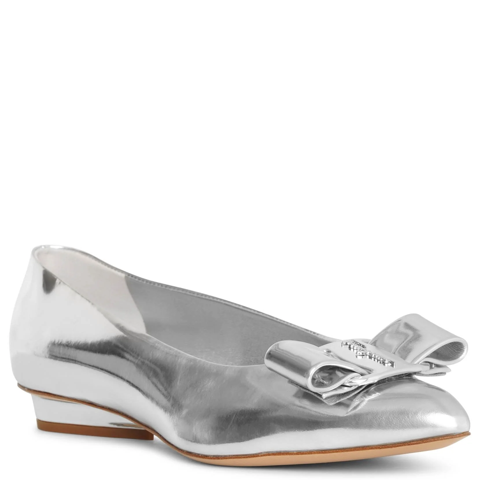 Viva silver specchio ballet flats - Image 3