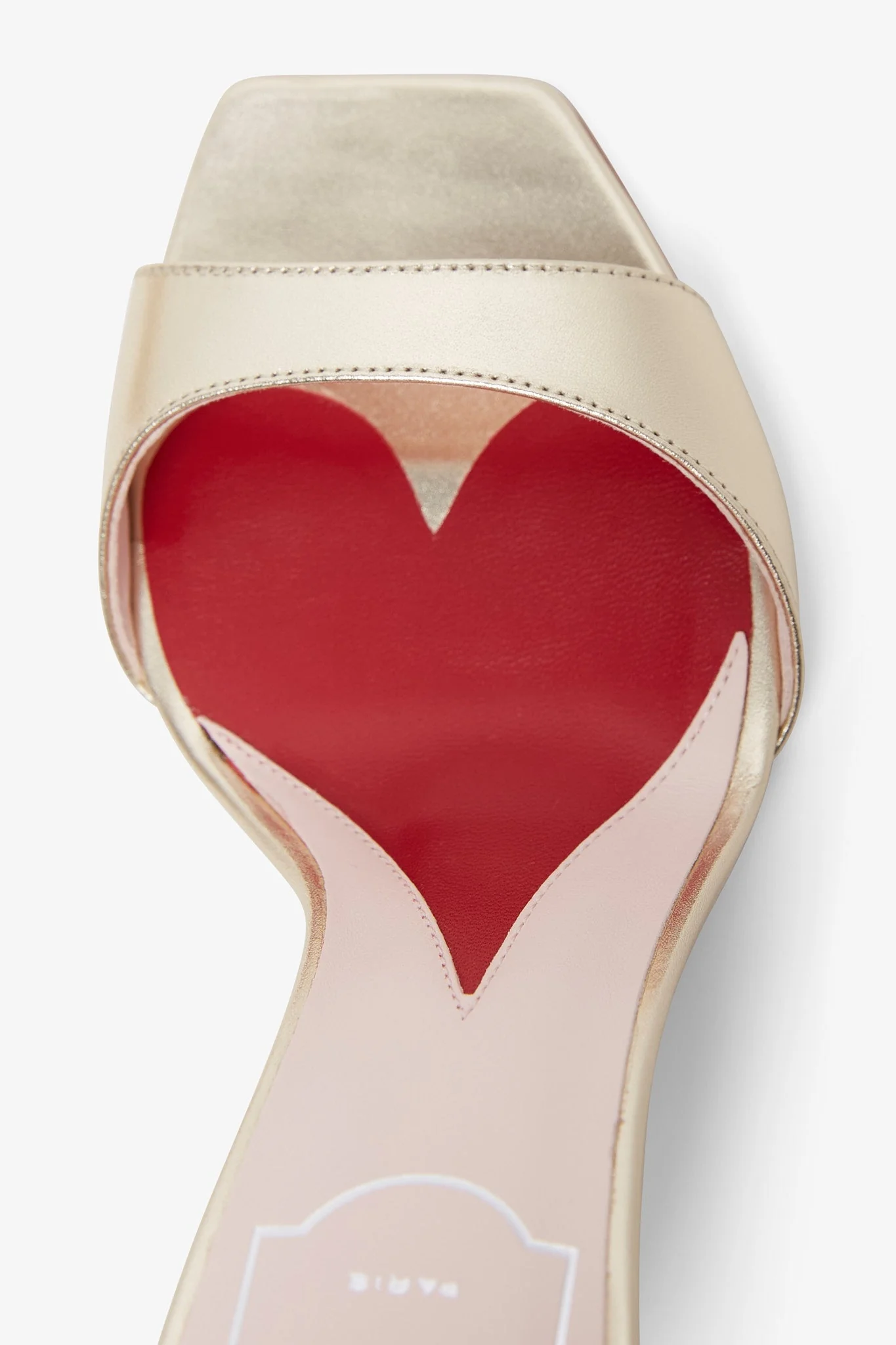 Vivier Marlene 100 embellished gold sandals - Image 4
