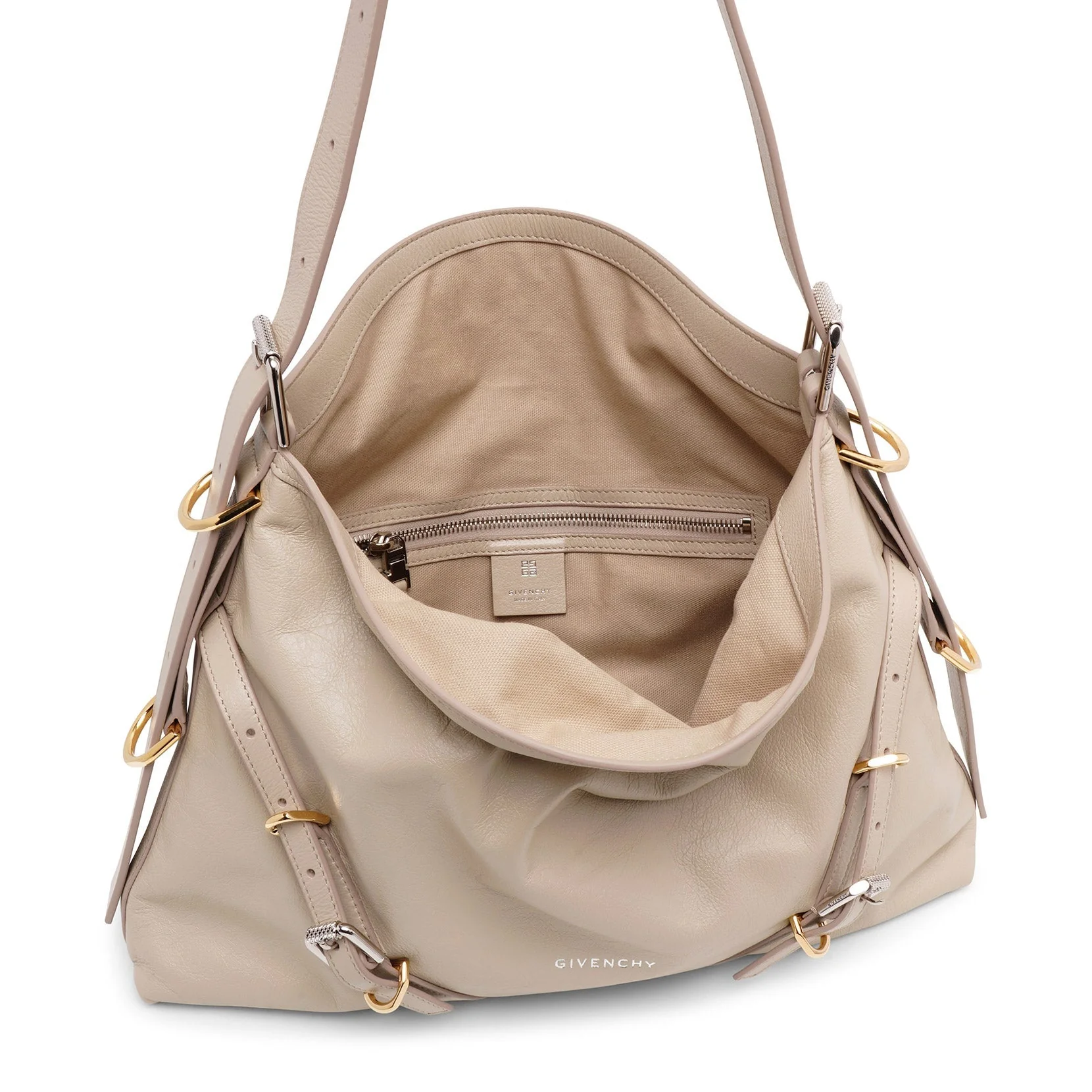 Voyou beige shoulder bag - Image 5