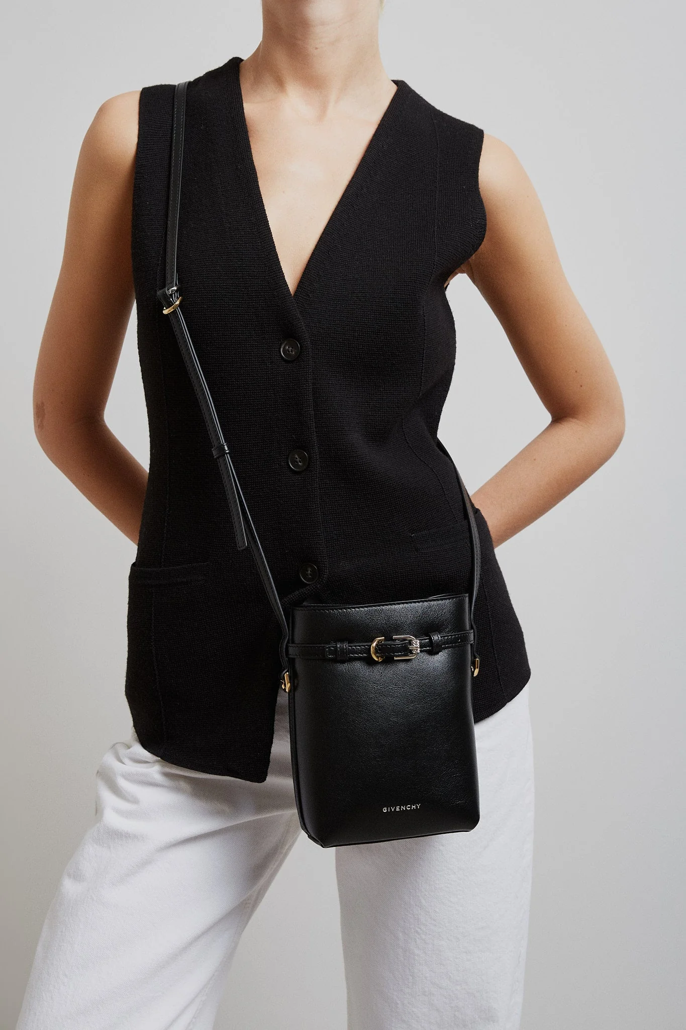 Voyou black crossbody bag - Image 2