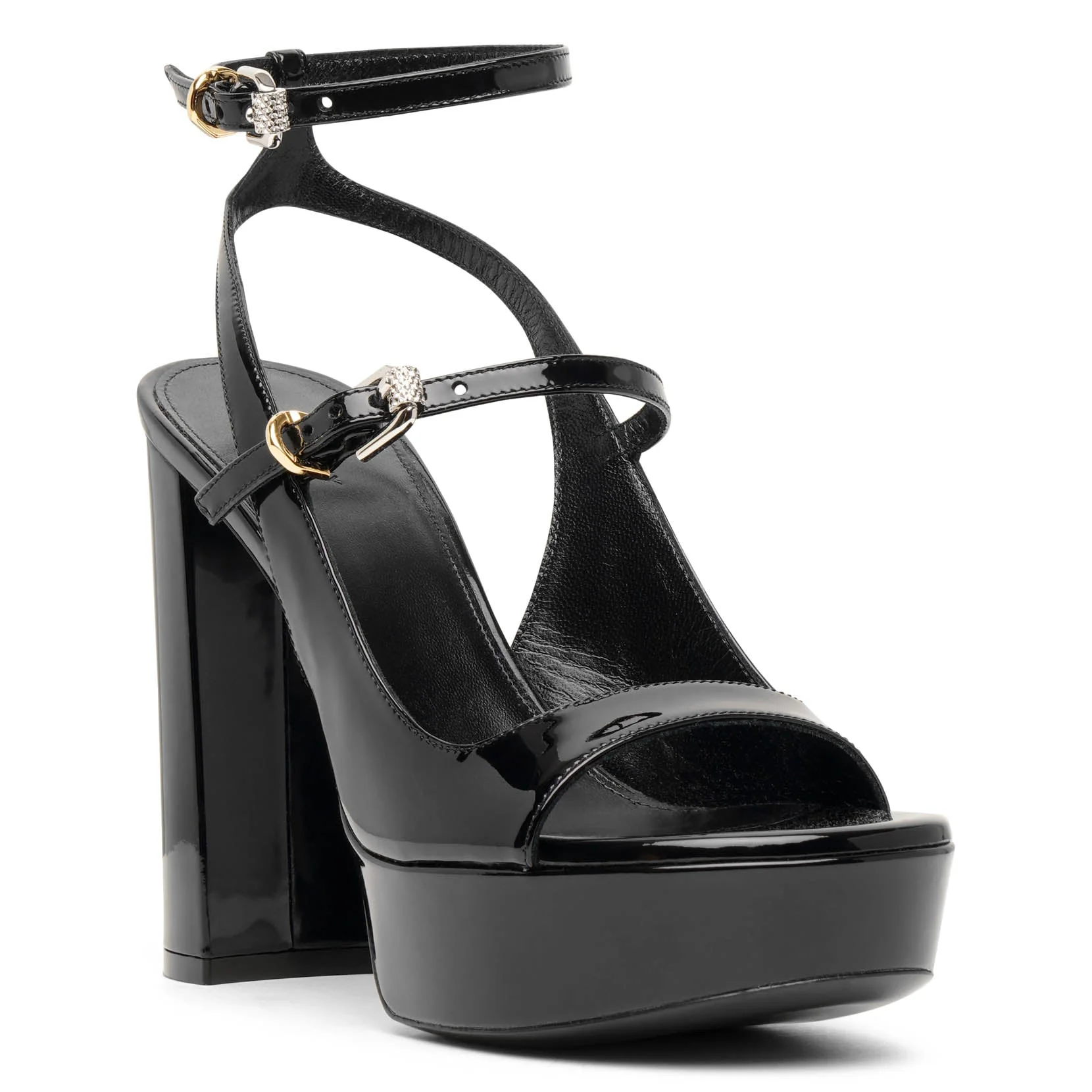 Voyou black patent sandals - Image 3