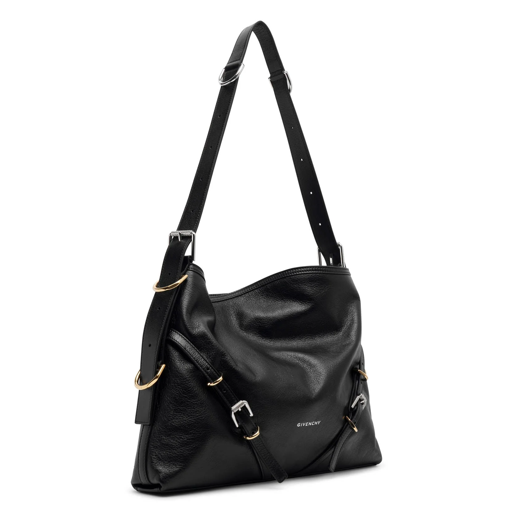 Voyou medium black shoulder bag - Image 3