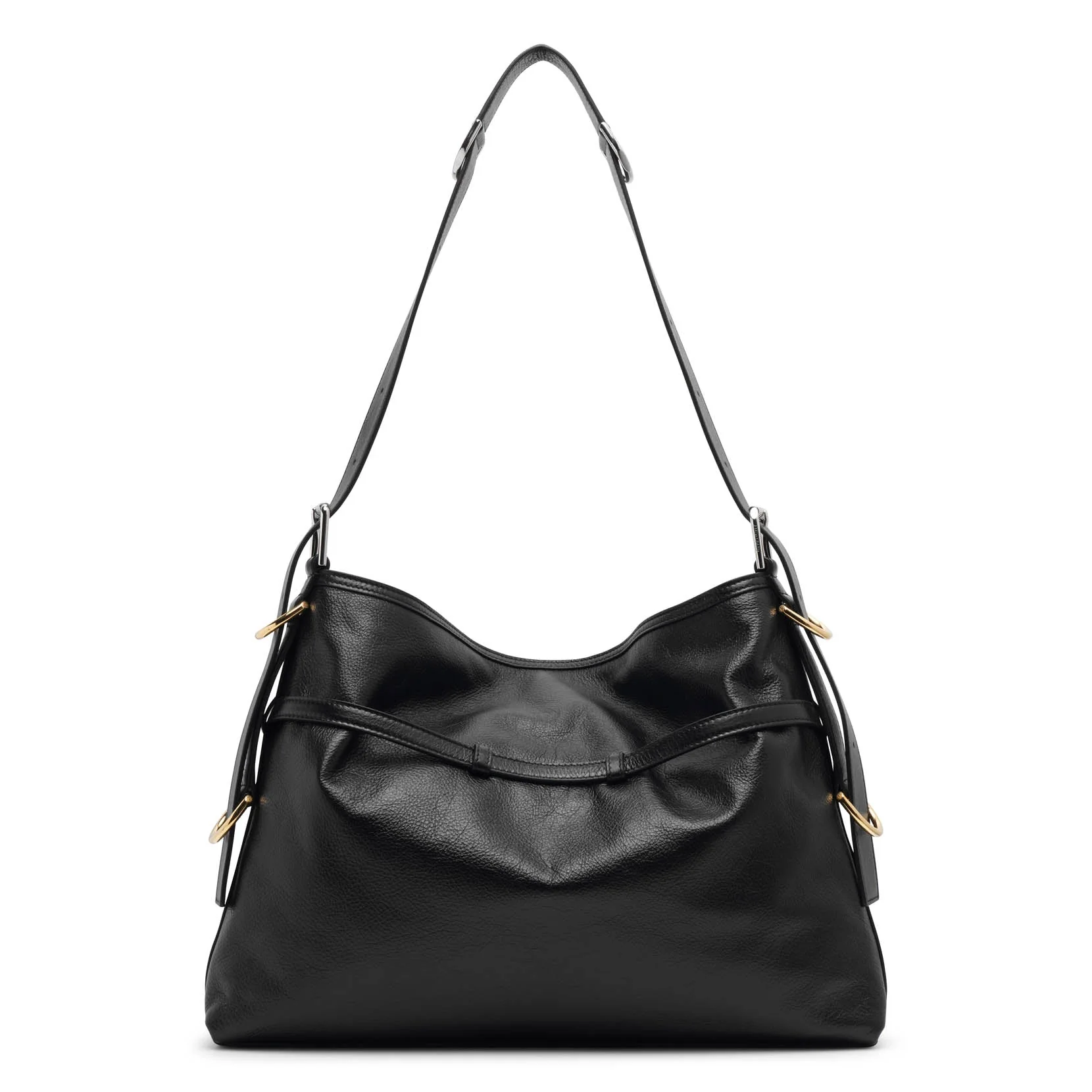 Voyou medium black shoulder bag - Image 4
