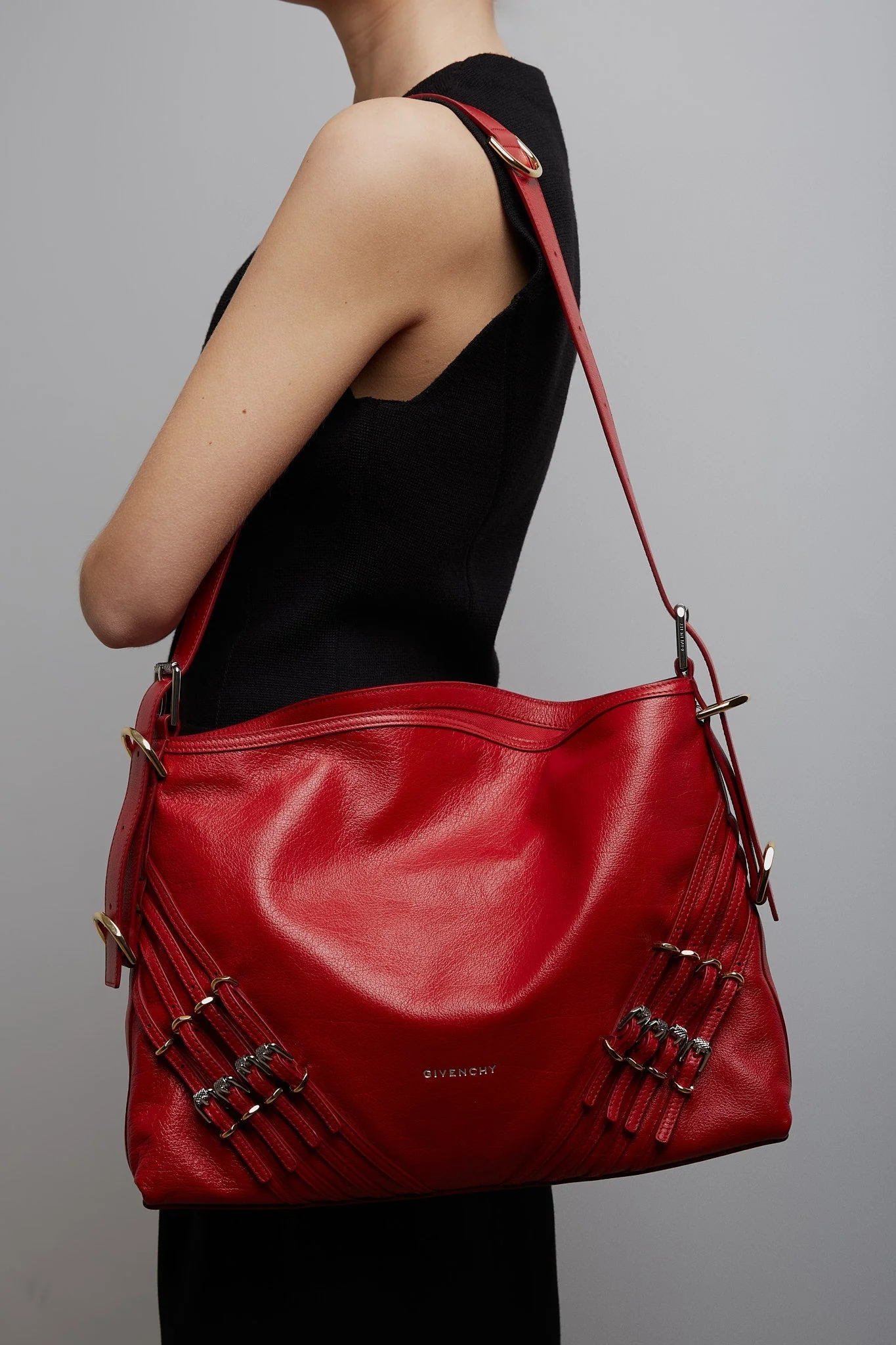 Voyou medium red bag - Image 7
