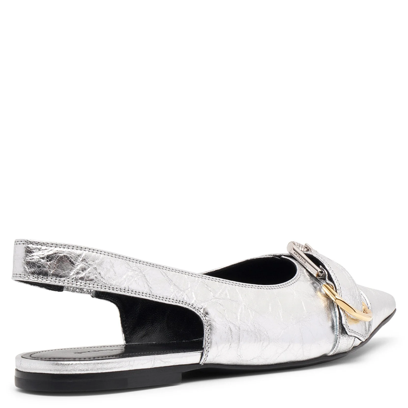 Voyou silver slingback flats - Image 4