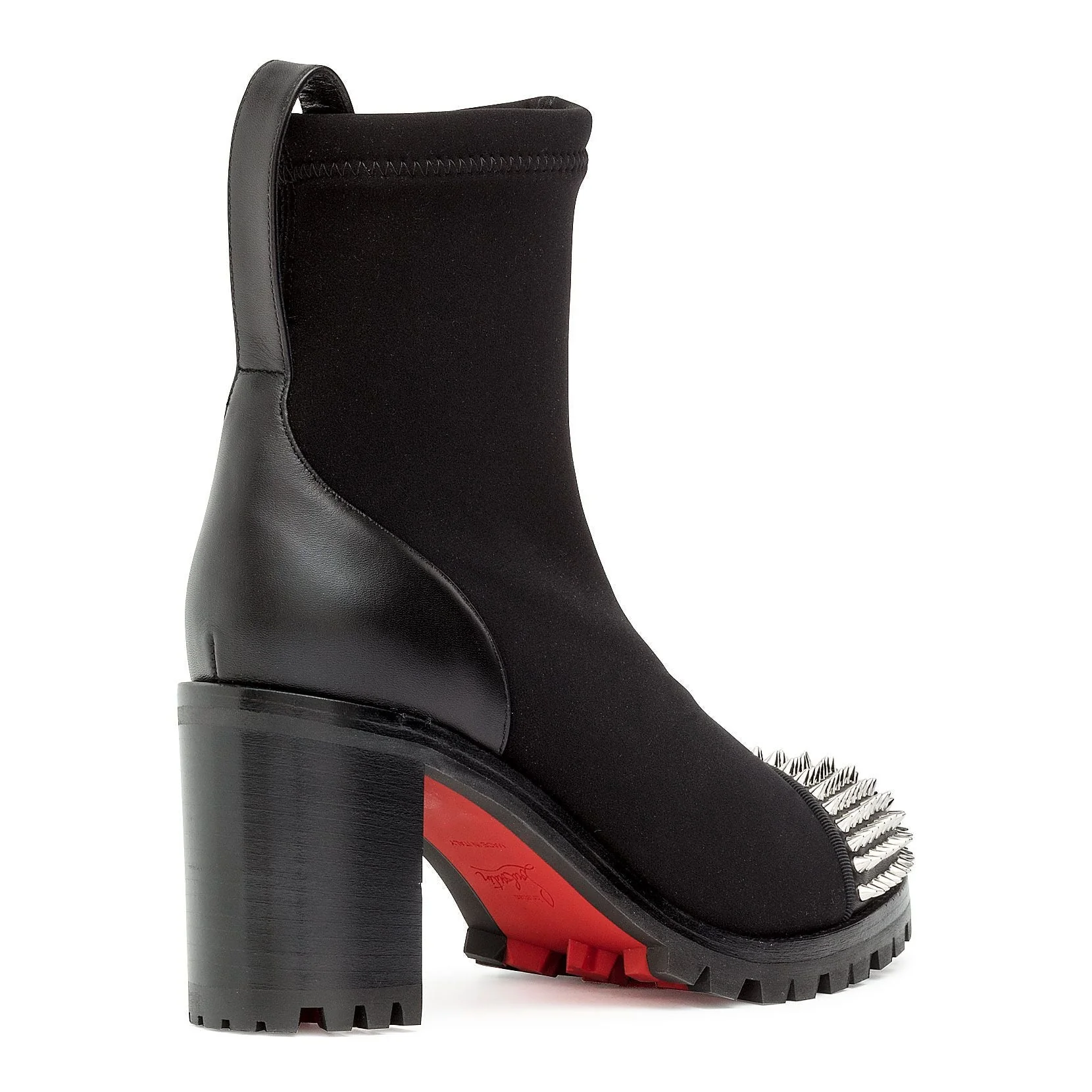 Washy 70 black neoprene ankle boots - Image 3