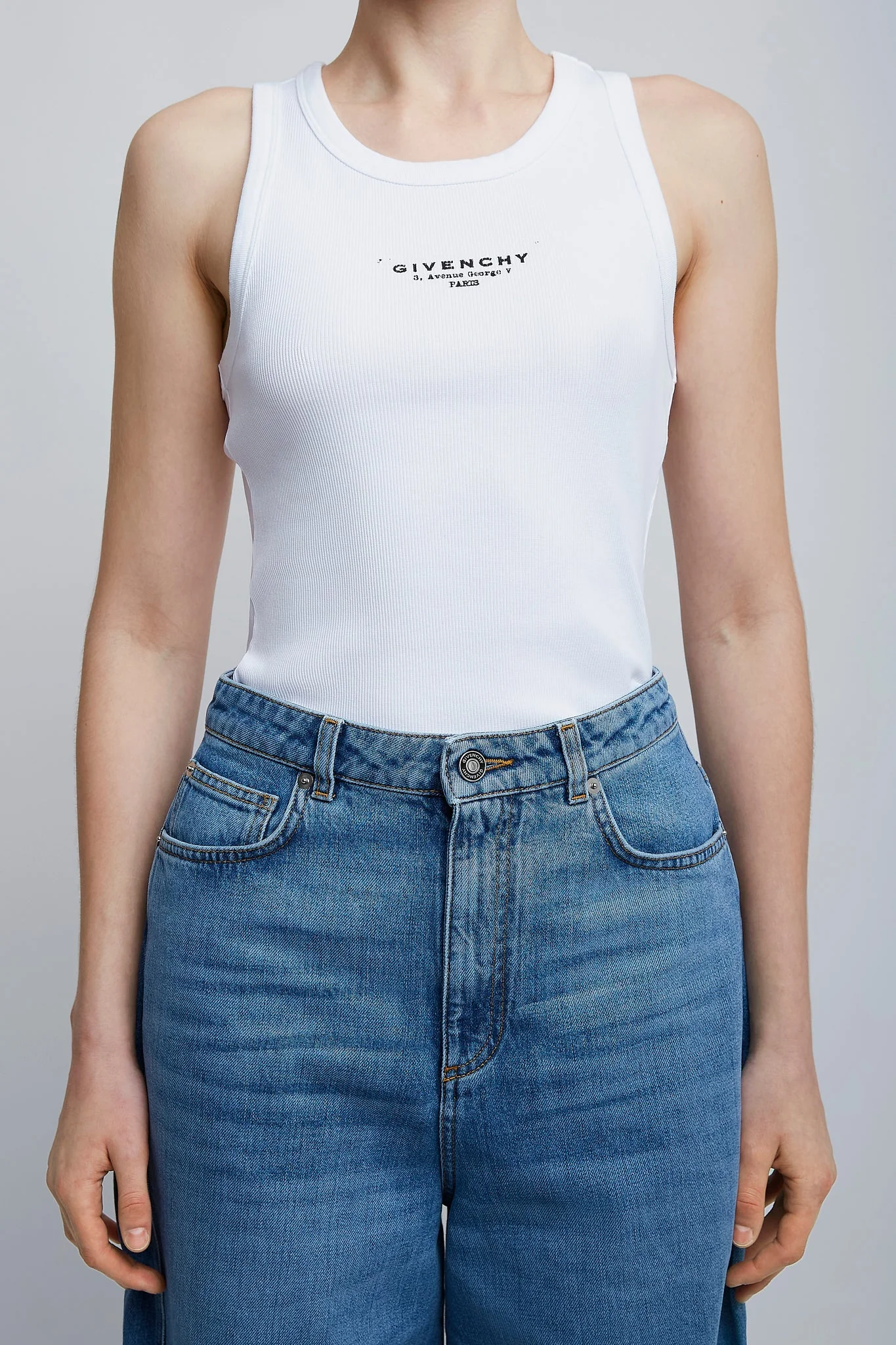 White logo tank top - Image 4