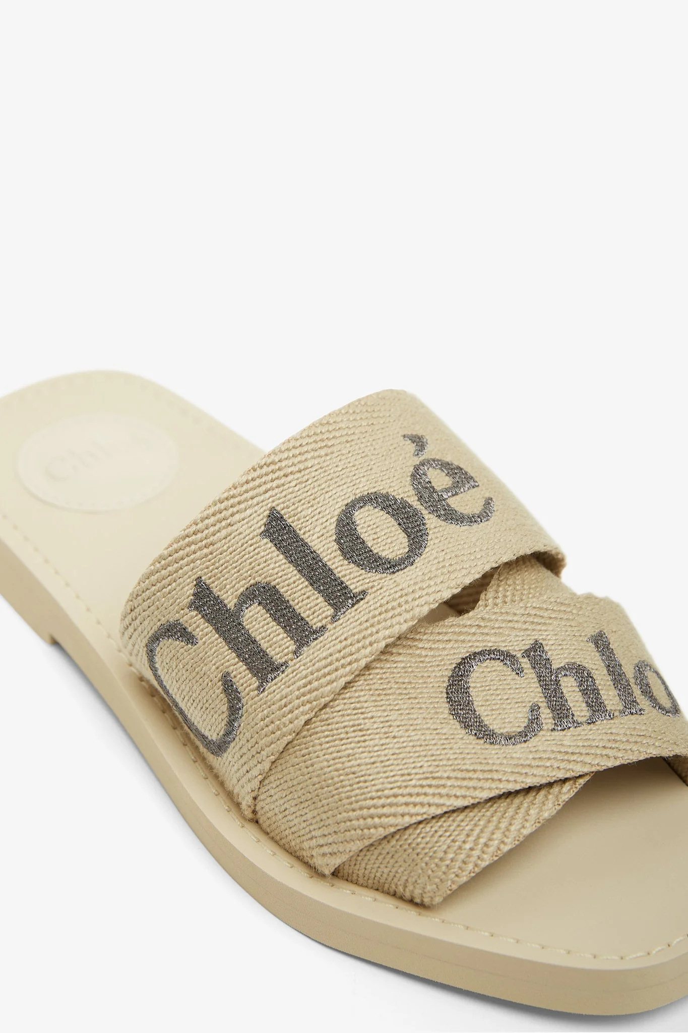 Woody beige slides - Image 4