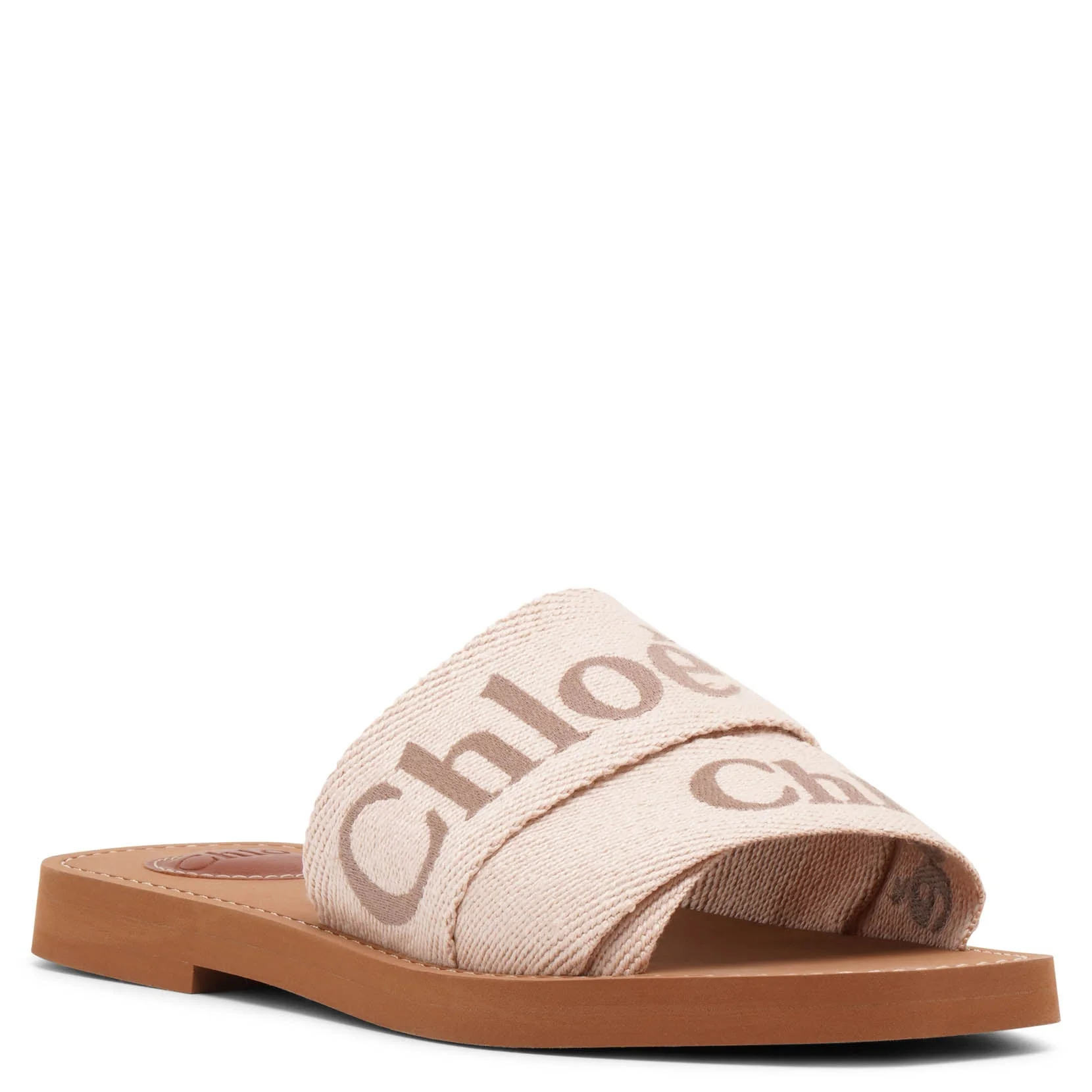 Woody blushy beige slide sandals - Image 3