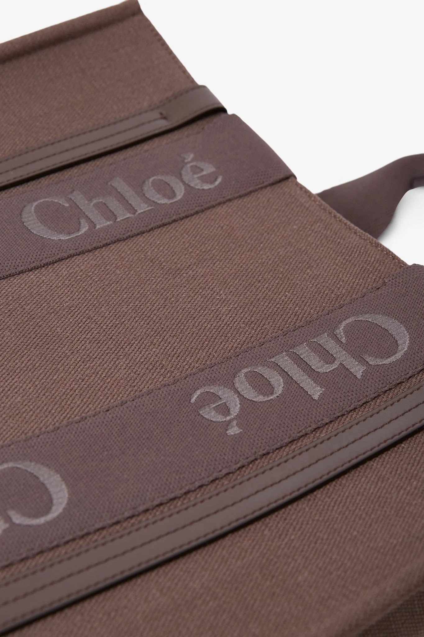 Woody brown medium tote bag - Image 5