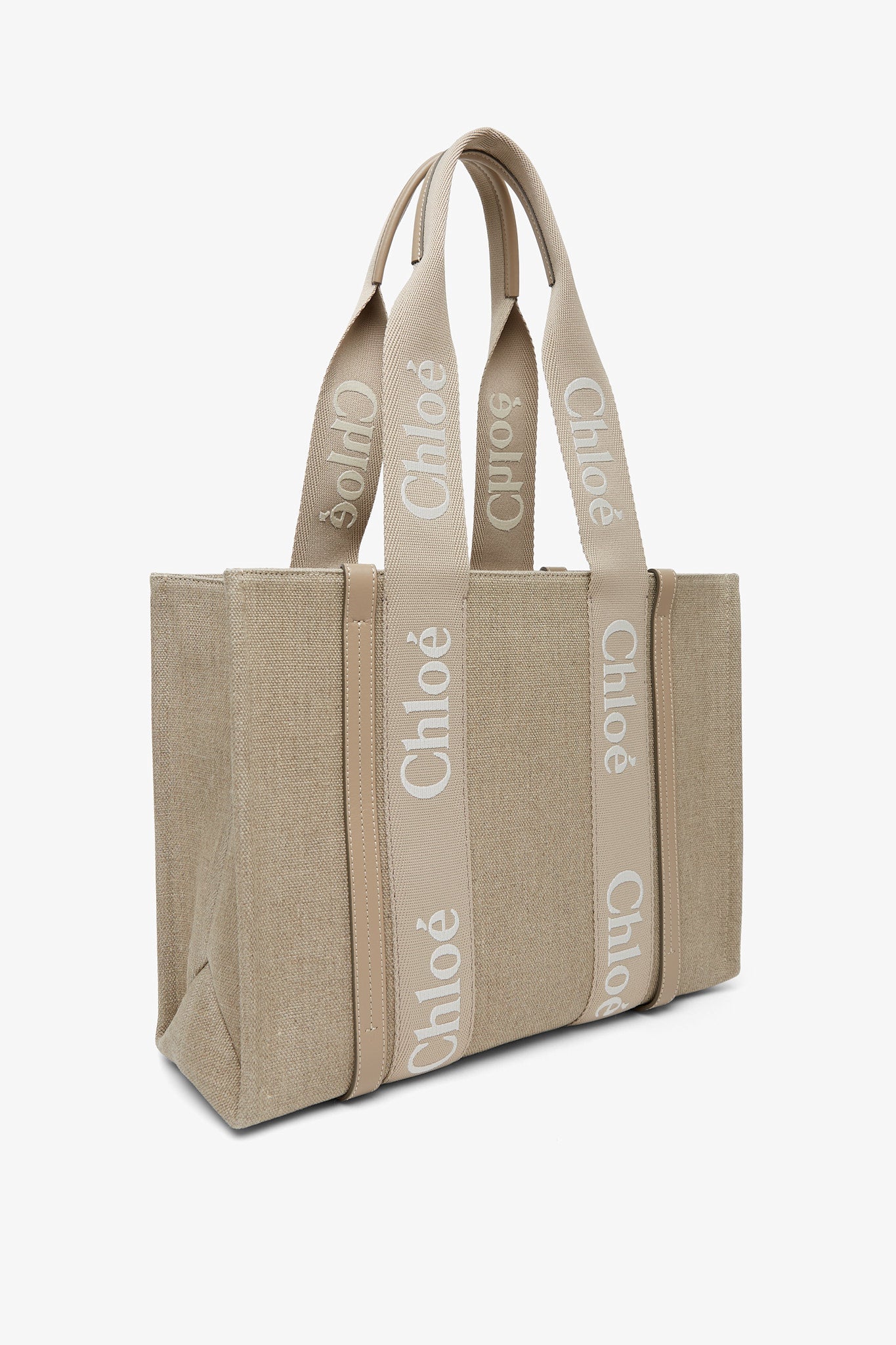 Woody medium light brown canvas bag - Image 3
