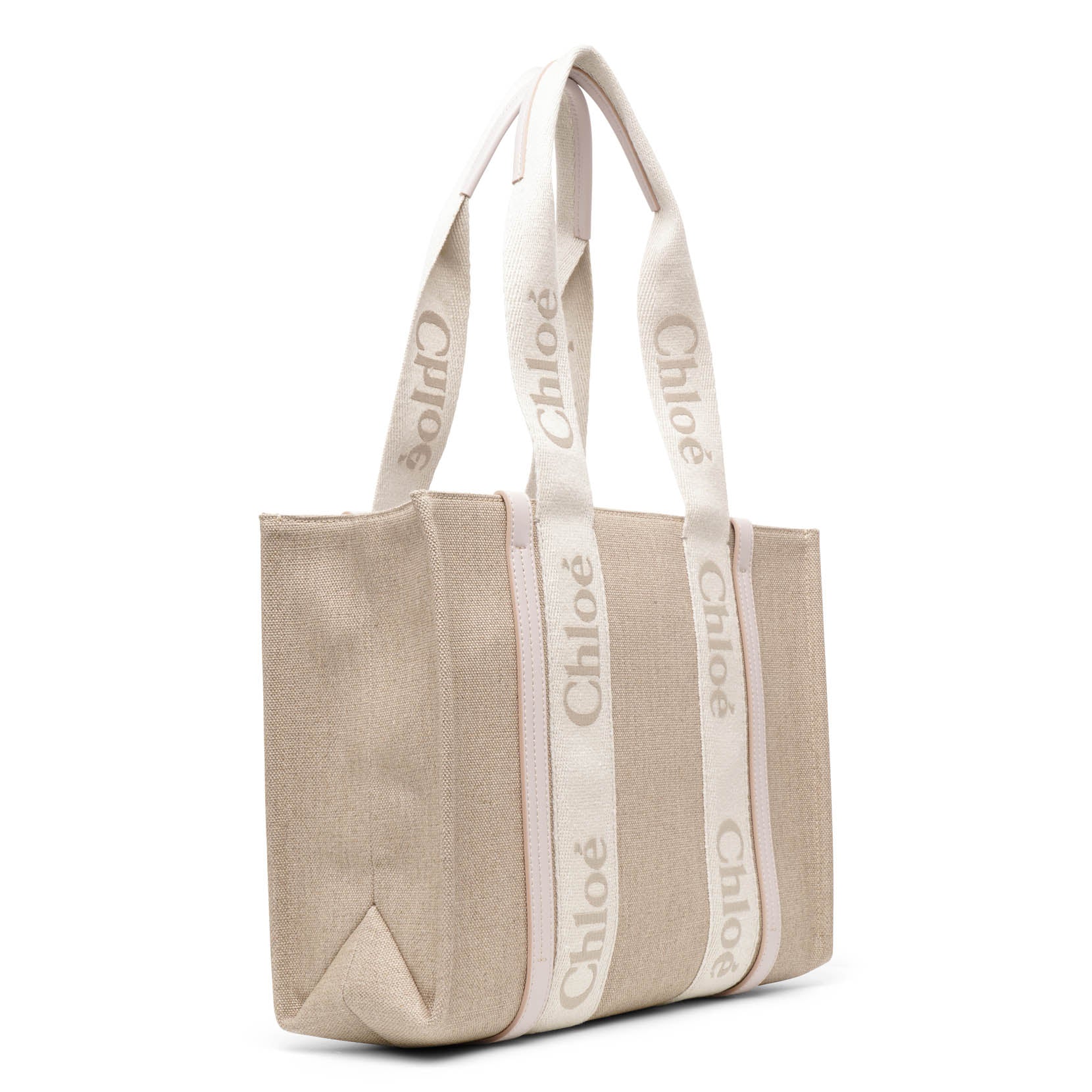 Woody medium light pink canvas bag - Image 3