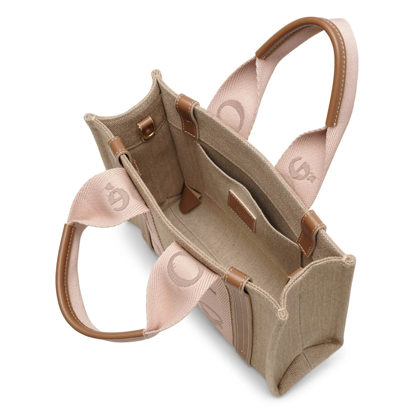 Woody small blush canvas bag - Image 5