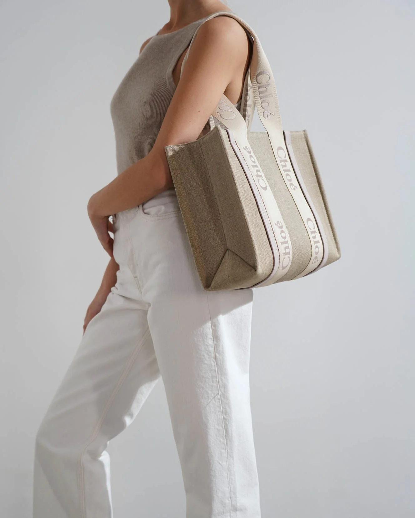 Woody wild grey medium tote bag - Image 2