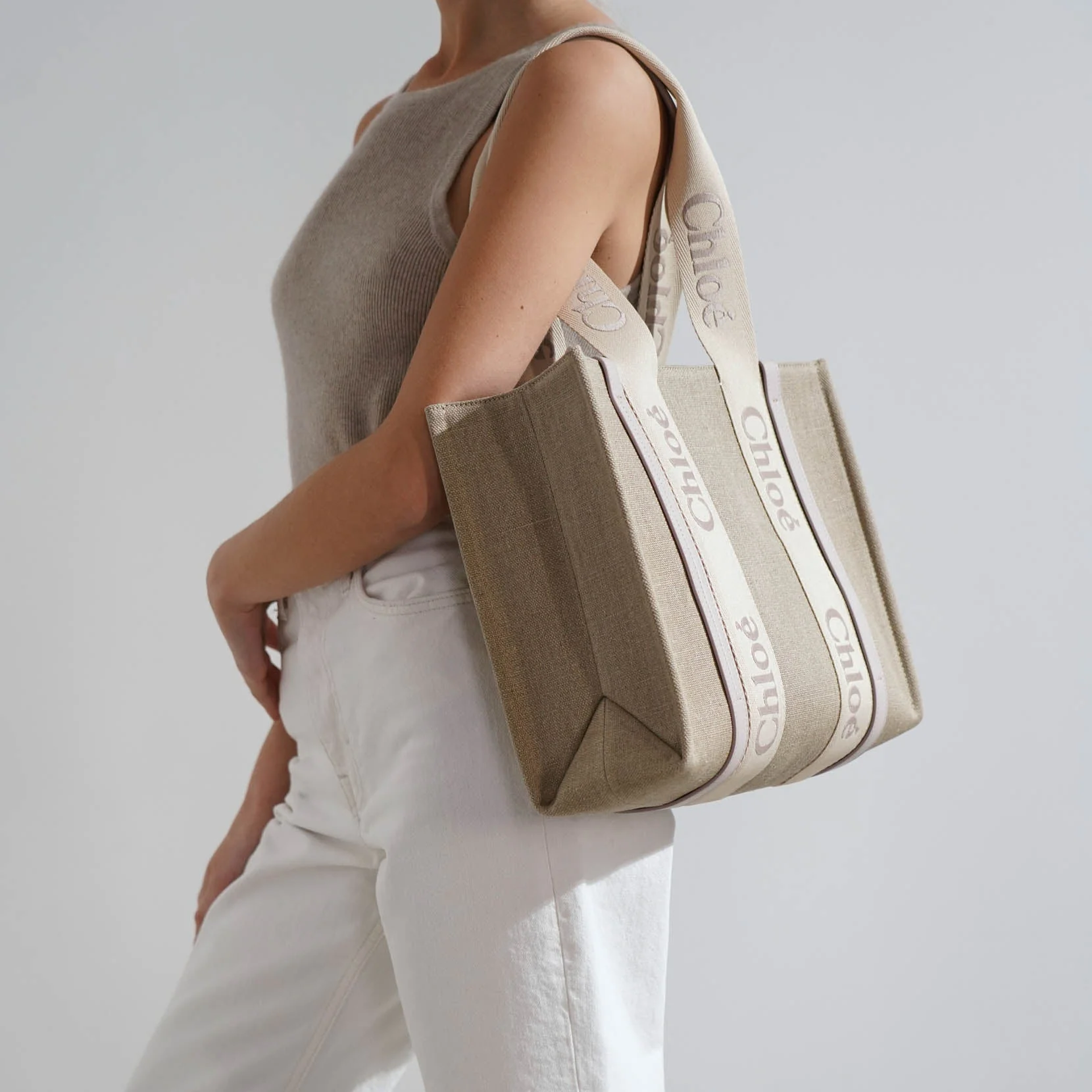 Woody wild grey medium tote bag - Image 6