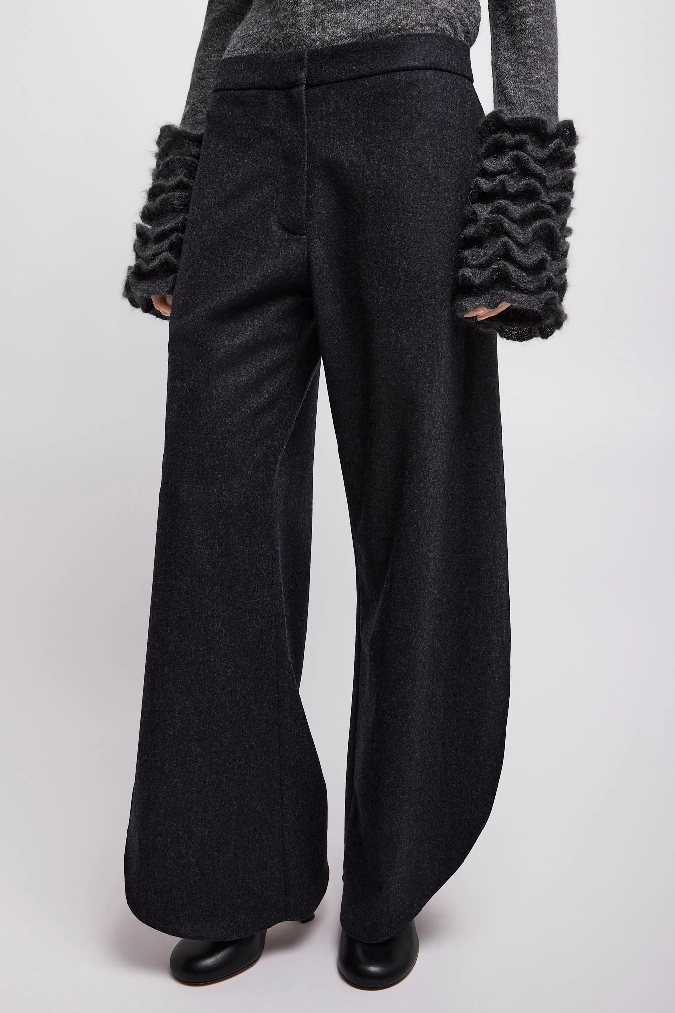 Wool flannel petal pants - Image 2