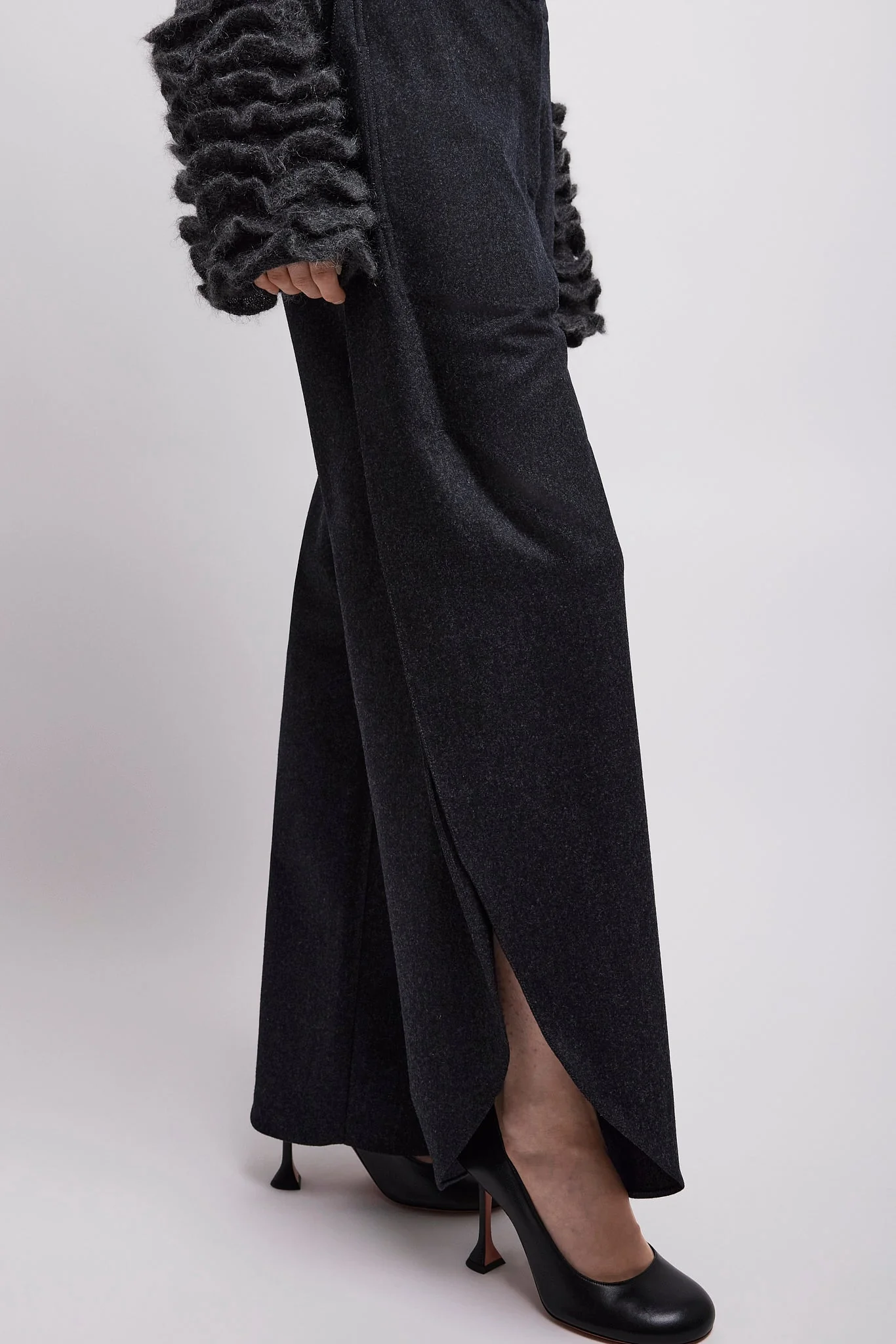 Wool flannel petal pants - Image 4