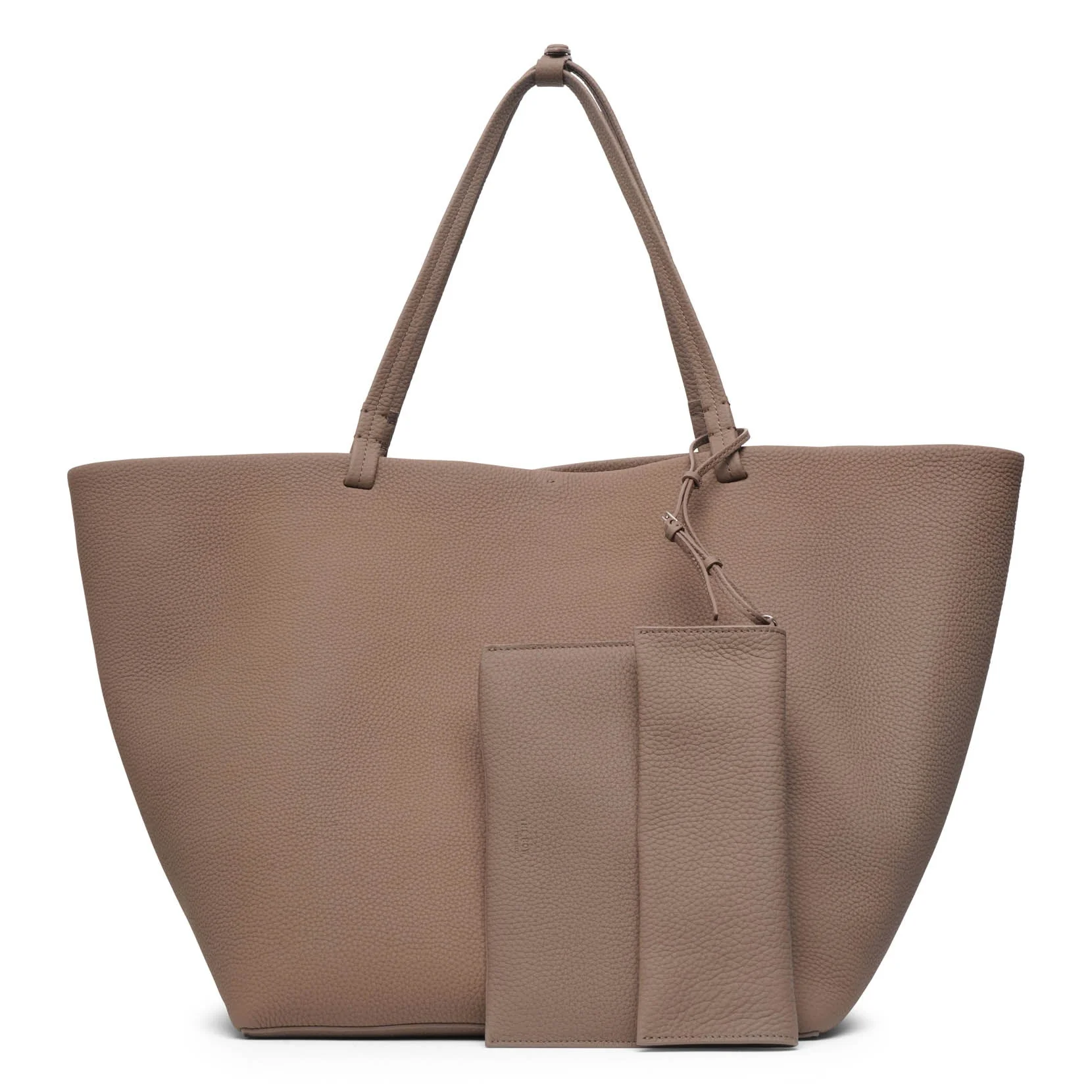 XL Park tote taupe matte grain bag - Image 4