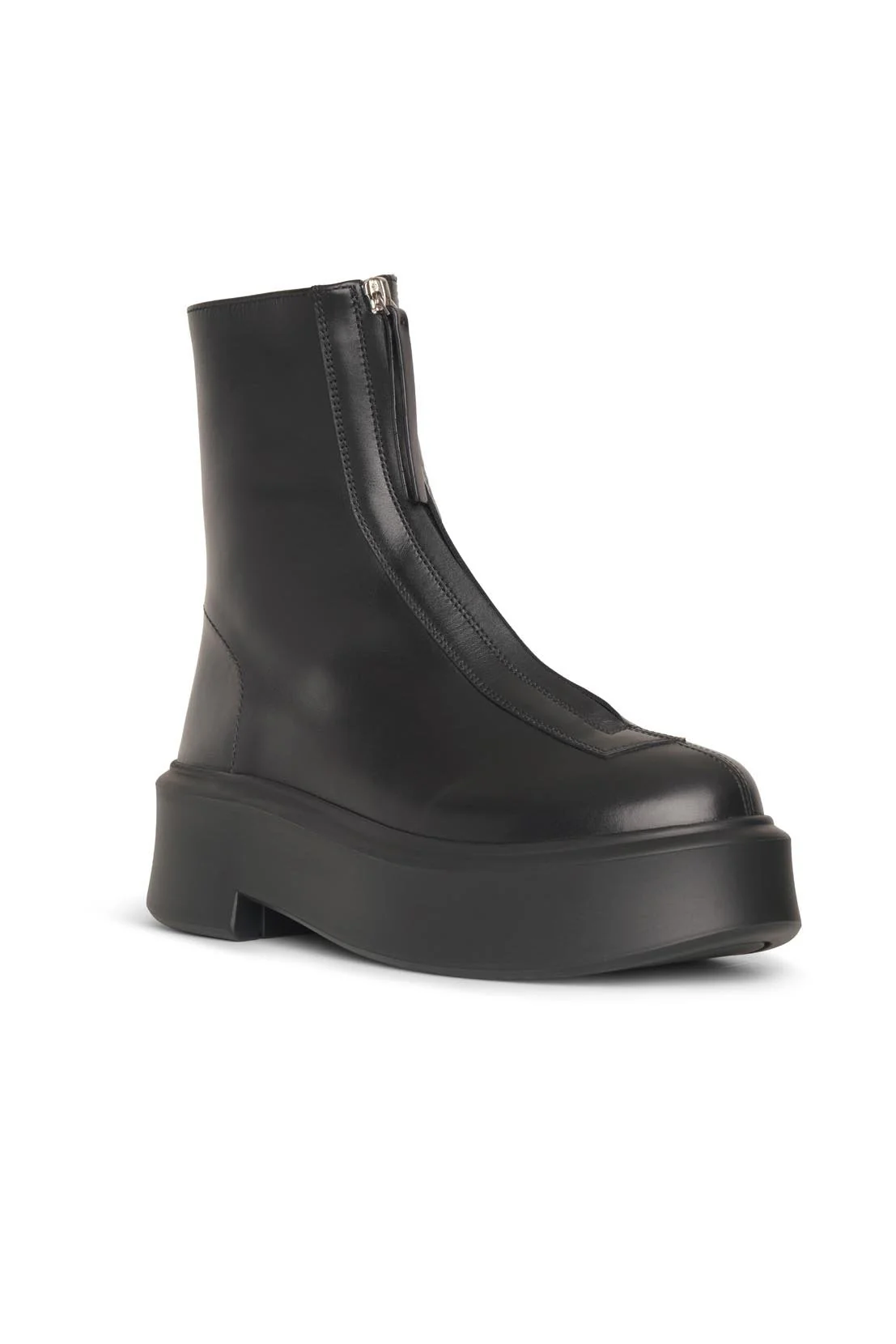 Zipped 1 leather ankle boots - Image 3