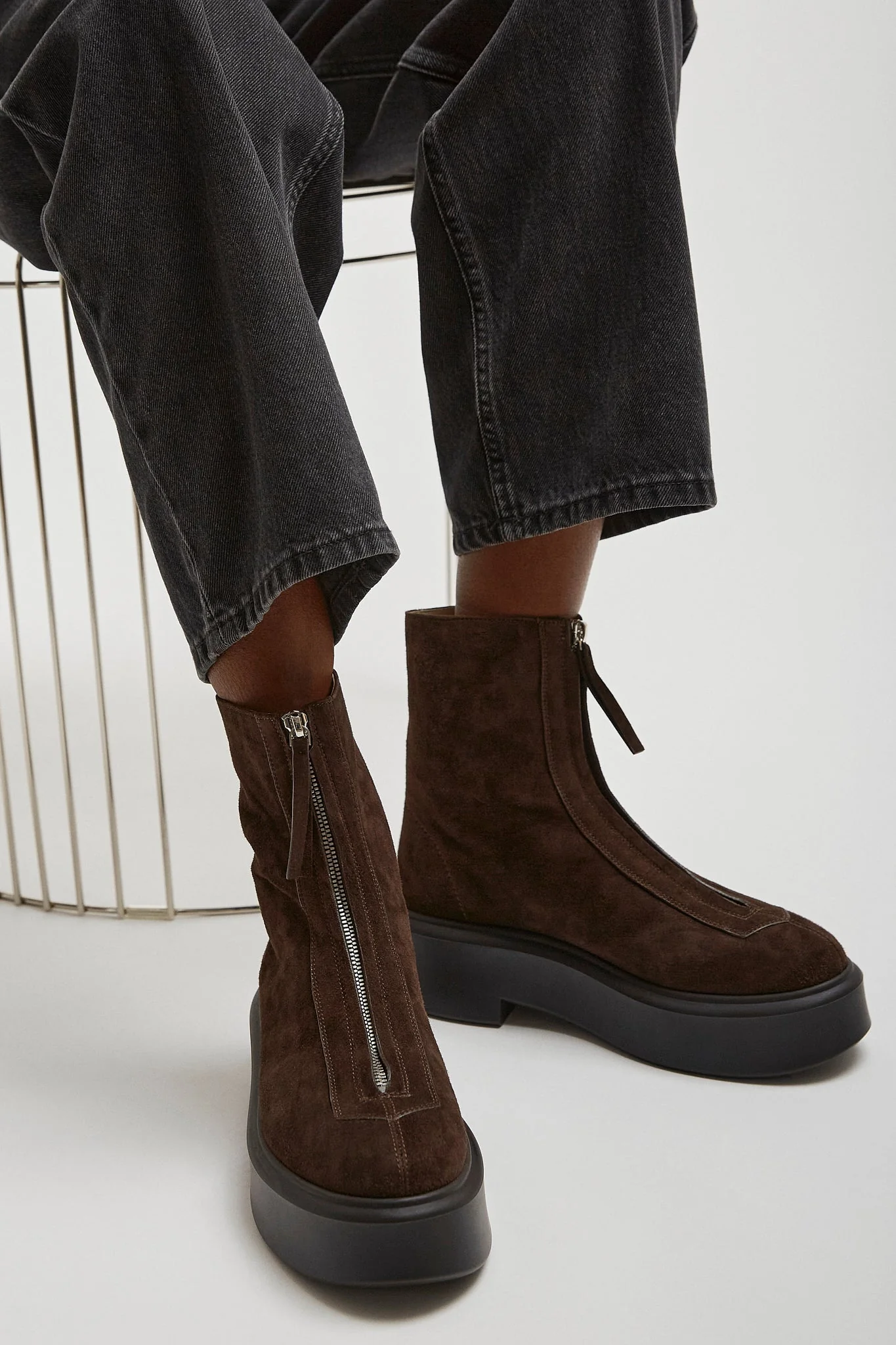 Zipped Boot 1 suede ankle boots - Image 2